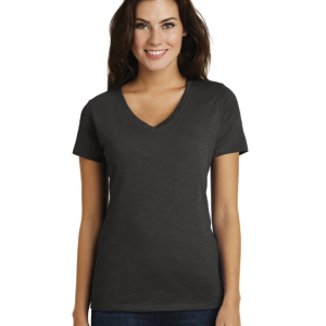 V-Neck Slub Cotton Tee